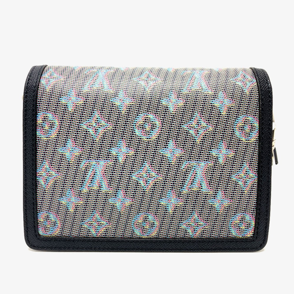 LOUIS VUITTON Shoulder Bag M55454 leather blue LV pop Daufine MINI Women