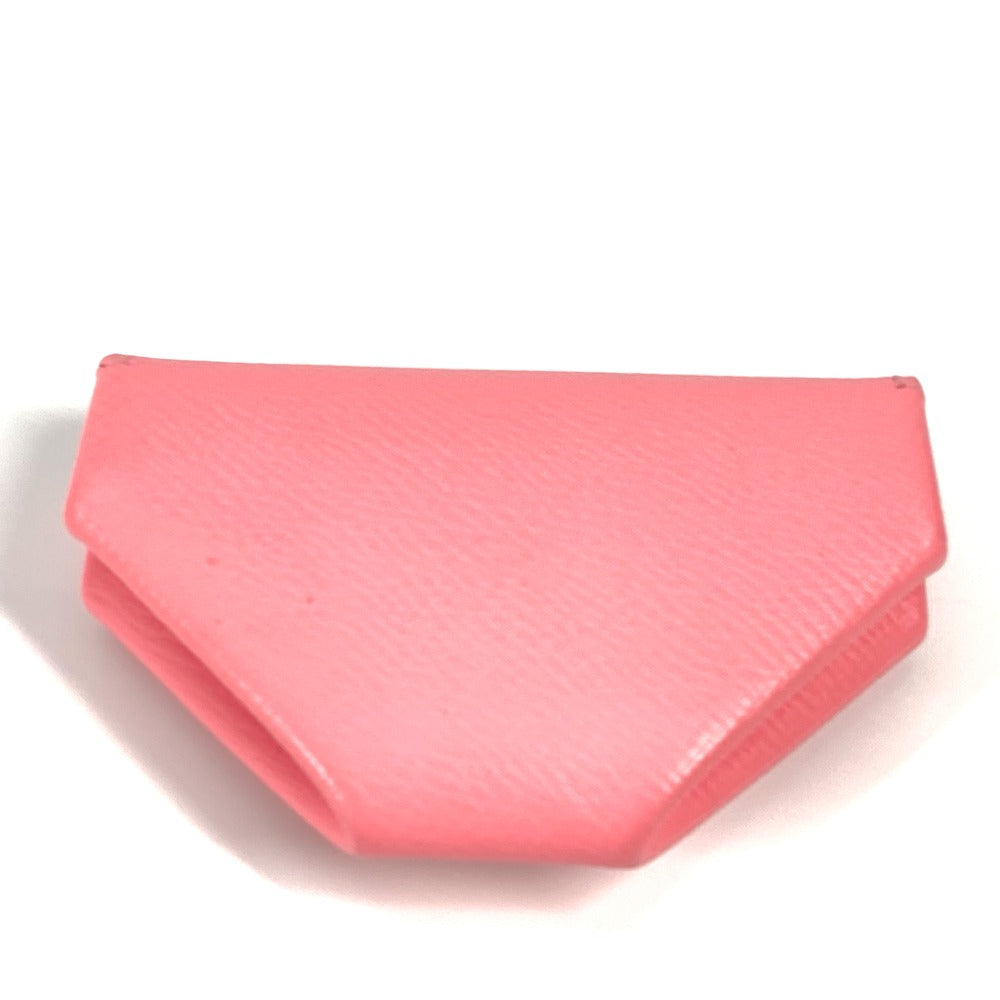 HERMES Coin case Epsom pink Wallet Revan Cattle