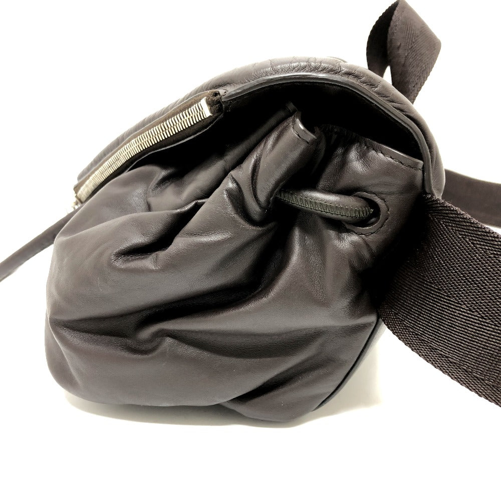 BOTTEGAVENETA Sling bag leather Brown peak mens