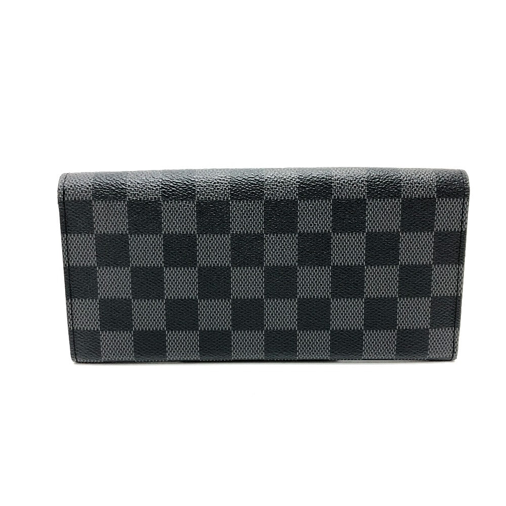 LOUIS VUITTON Long Wallet Purse N63084 Damier Grafitto Canvas black Damier Grafitte Portefeuille long modular mens
