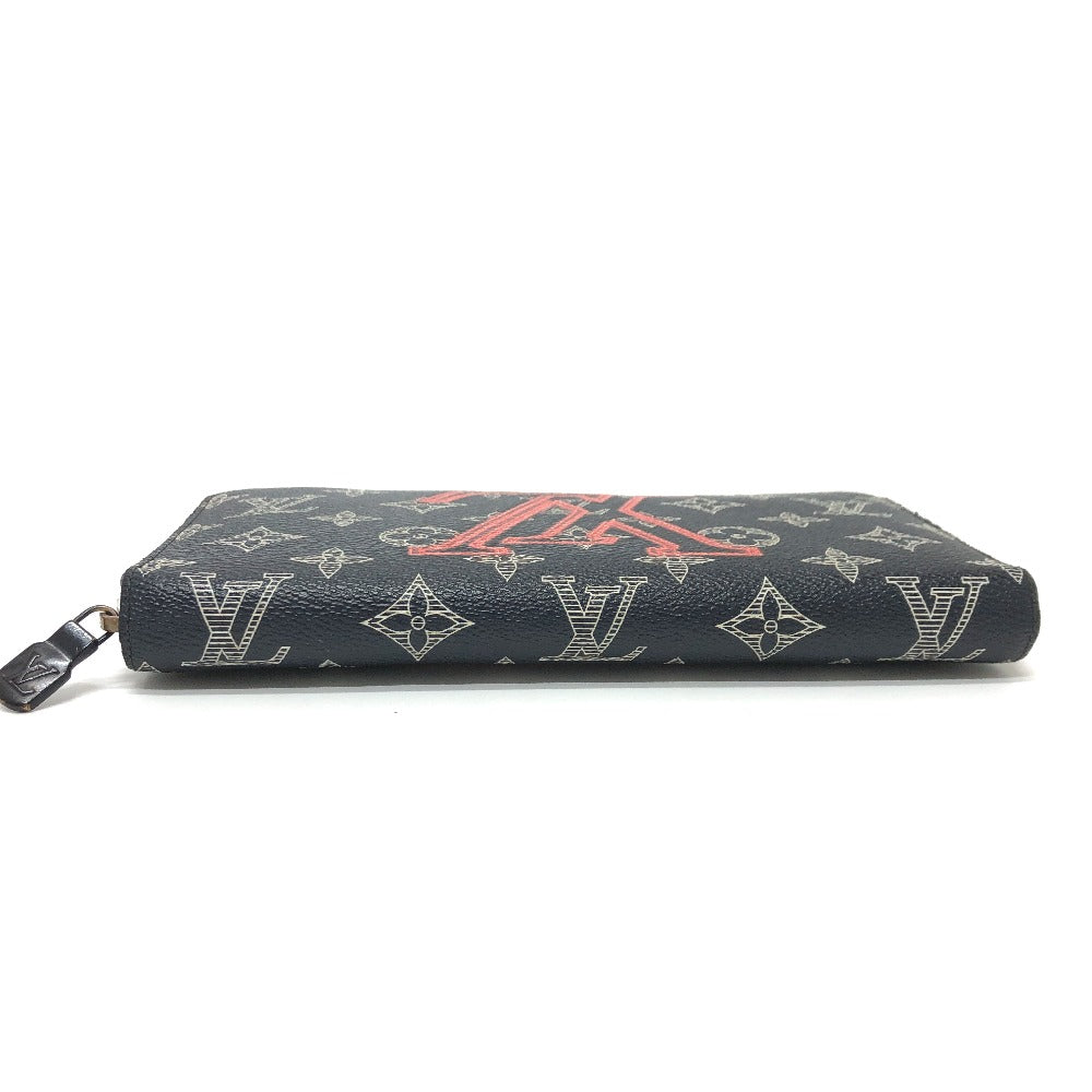 LOUIS VUITTON Long Wallet Purse M62931 Monogram canvas Navy Travel case monogram upside down ink Zippy Organizer mens
