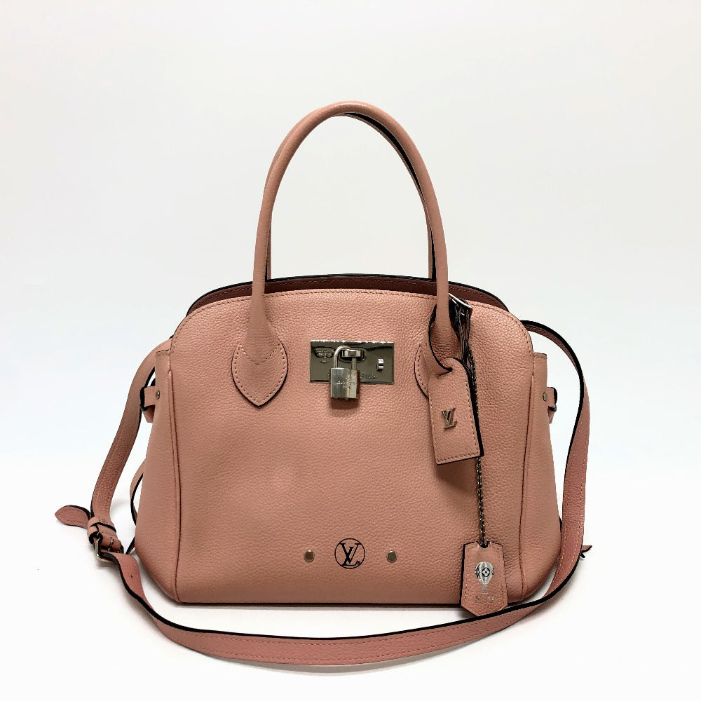 LOUIS VUITTON Handbag M54347 leather pink Mira PM Women