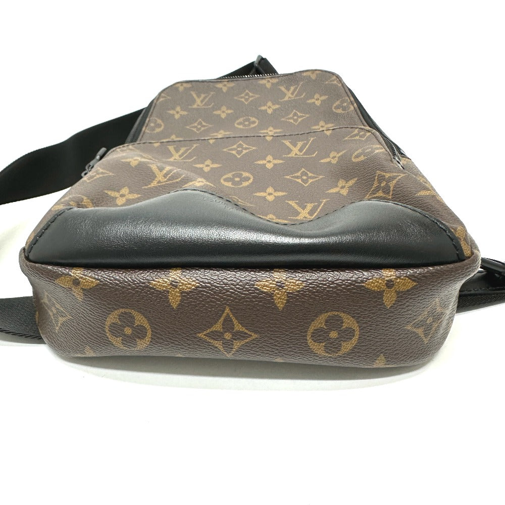 LOUIS VUITTON Sling bag M45897 Monogram macacer canvas Brown Monogram macacer Avenue sling bag mens