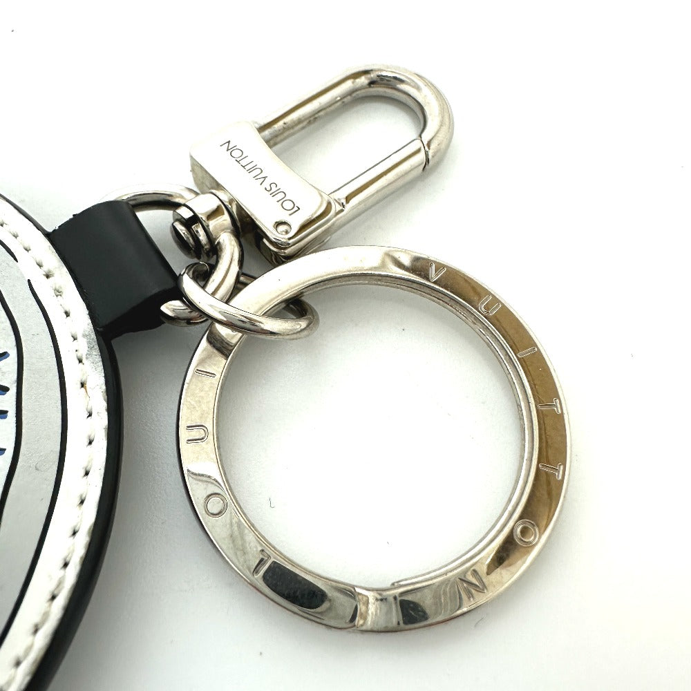 LOUIS VUITTON key ring M68667 Damier Grafitto Canvas White / black Damier Grafitte portocle padit window rose mens