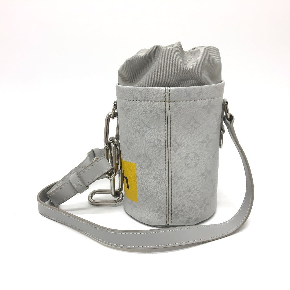 LOUIS VUITTON Shoulder Bag M44631 Monogram canvas White x gray White monogram chalk nano mens