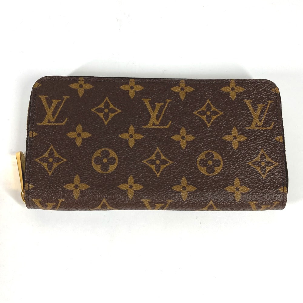 LOUIS VUITTON Long Wallet Purse M41895 Monogram canvas Brown Monogram Zippy wallet Women
