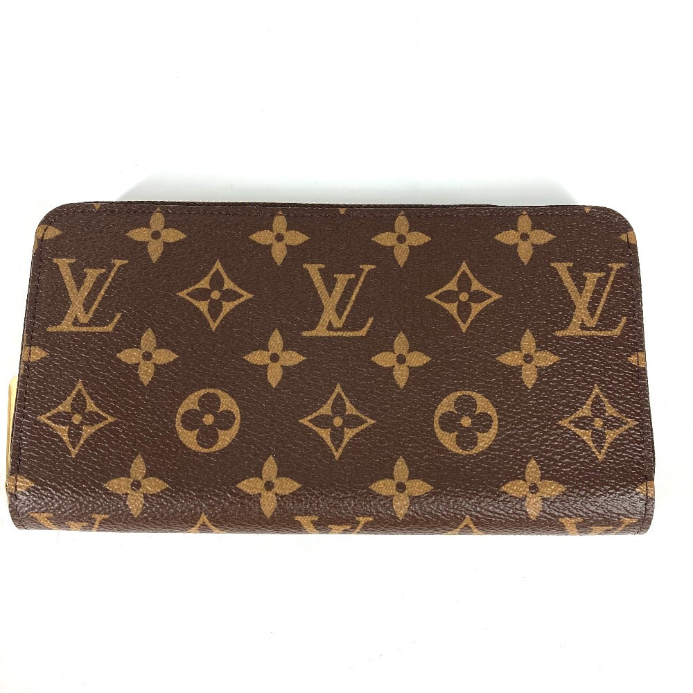 LOUIS VUITTON Long Wallet Purse M41895 Monogram canvas Brown Monogram Zippy wallet Women