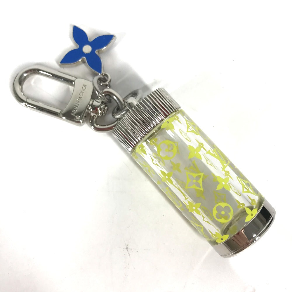LOUIS VUITTON key ring M00343 Metal, Glass yellow Monogram Bijou Sac Message in a Bottle mens