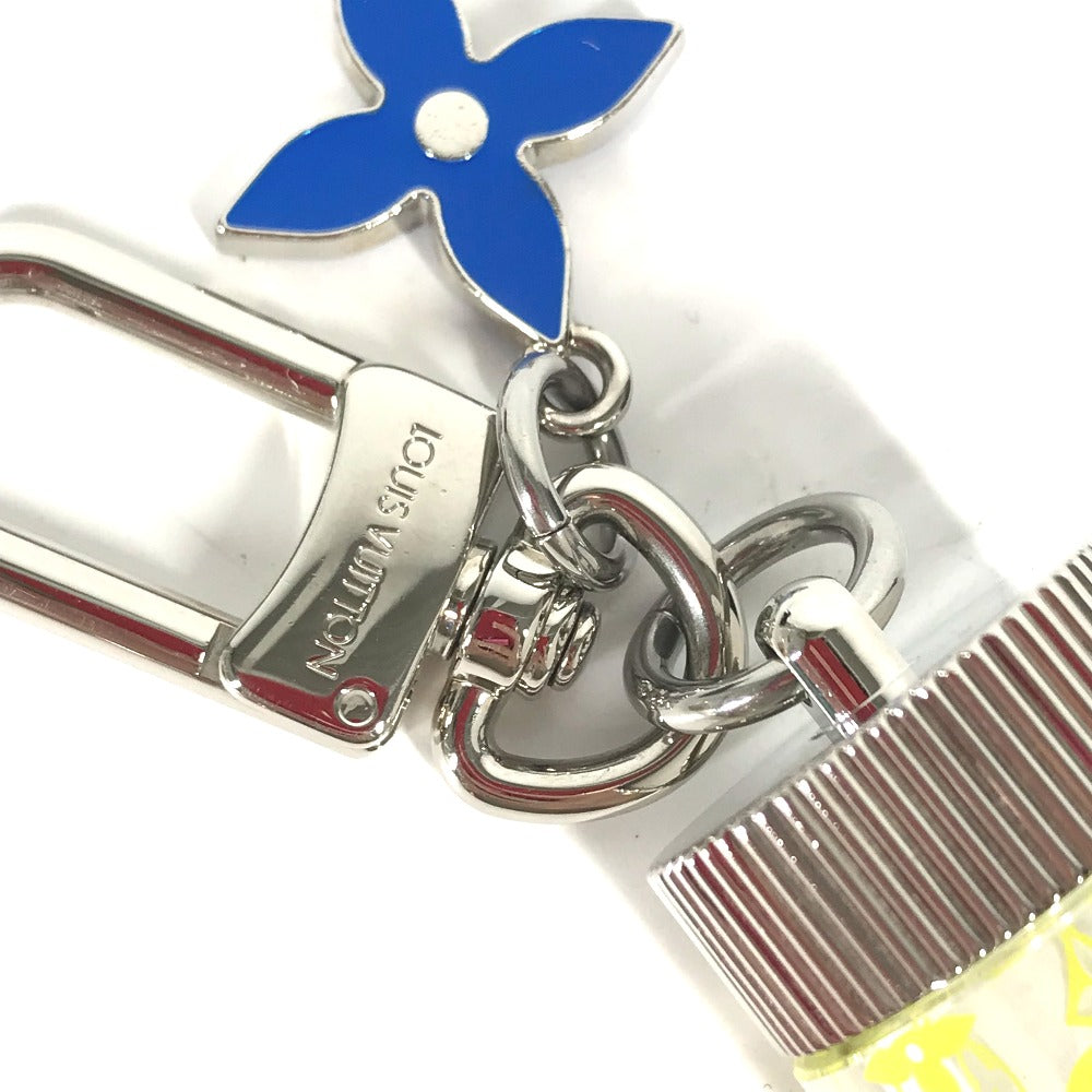 LOUIS VUITTON key ring M00343 Metal, Glass yellow Monogram Bijou Sac Message in a Bottle mens