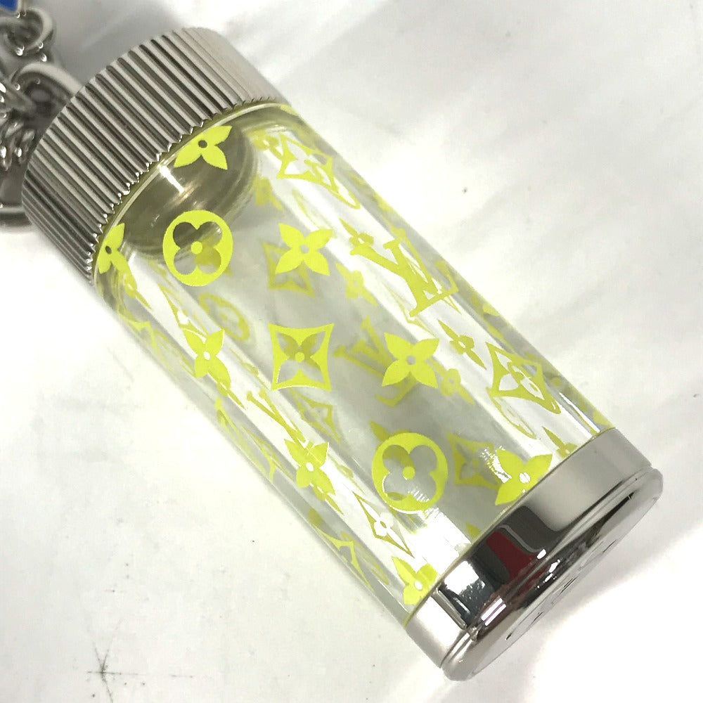 LOUIS VUITTON key ring M00343 Metal, Glass yellow Monogram Bijou Sac Message in a Bottle mens