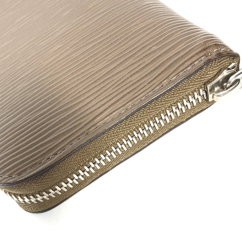 LOUIS VUITTON Long Wallet Purse M60967 Epi Leather Brown Epi Zippy Wallet Vertical mens