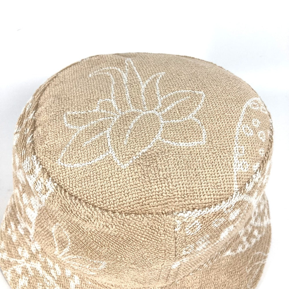HERMES hat H231001N cotton beige pile Hat Gene bucket hat Women 58