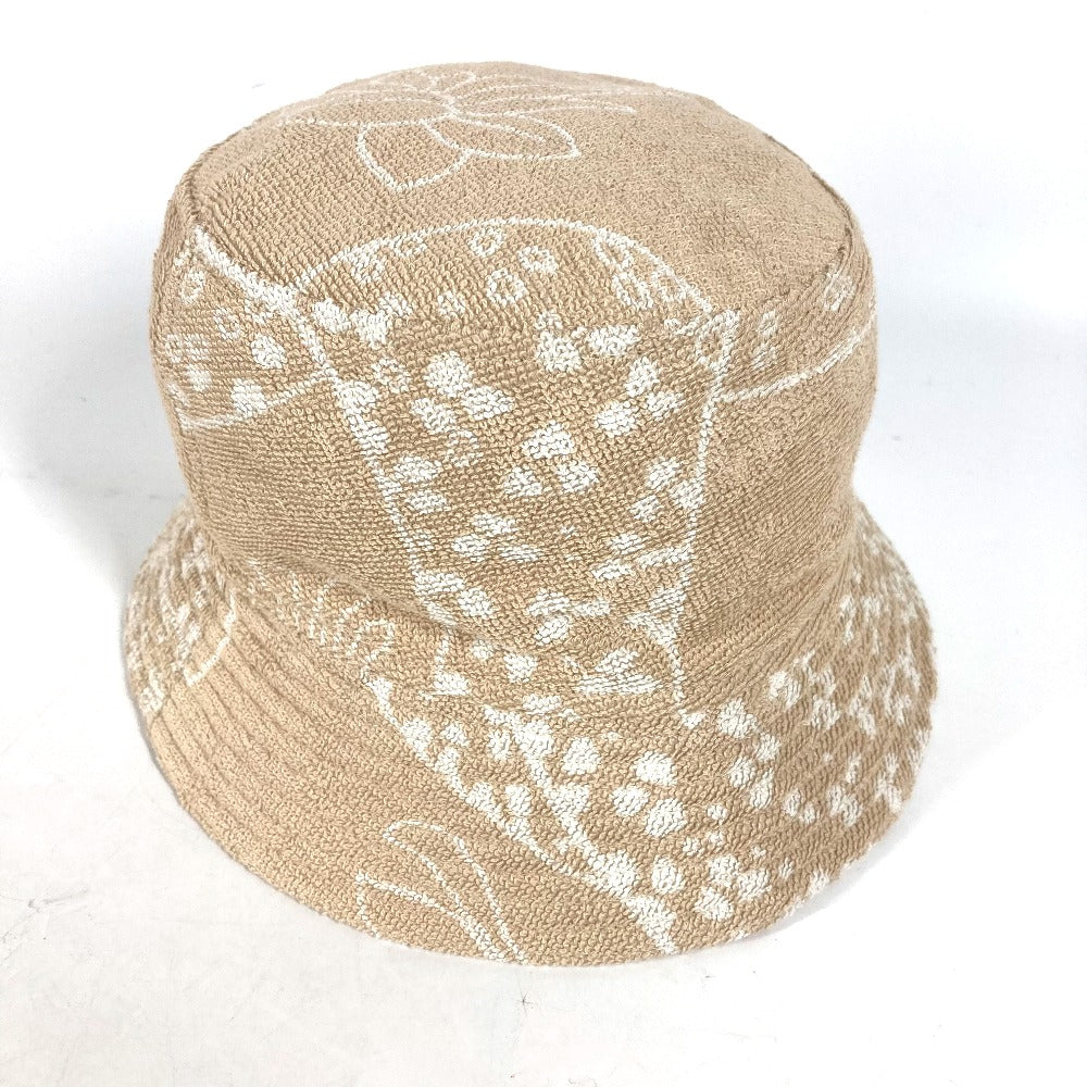 HERMES hat H231001N cotton beige pile Hat Gene bucket hat Women 58