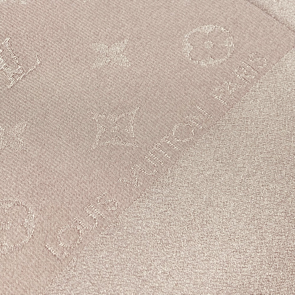 LOUIS VUITTON scarf silk Light purple Monogram Women