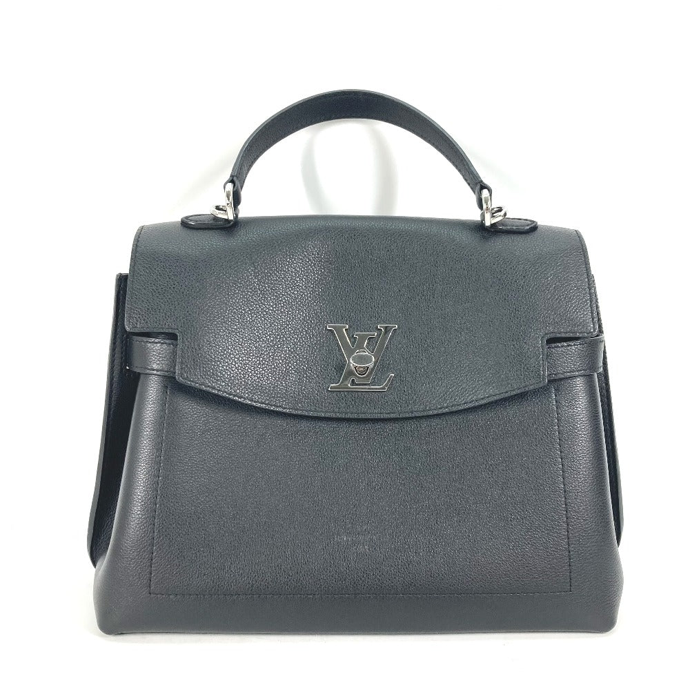 LOUIS VUITTON Handbag M51395 Leather , Grained Calf Leather black Bag Tote Bag Rock Me Ever MM Women