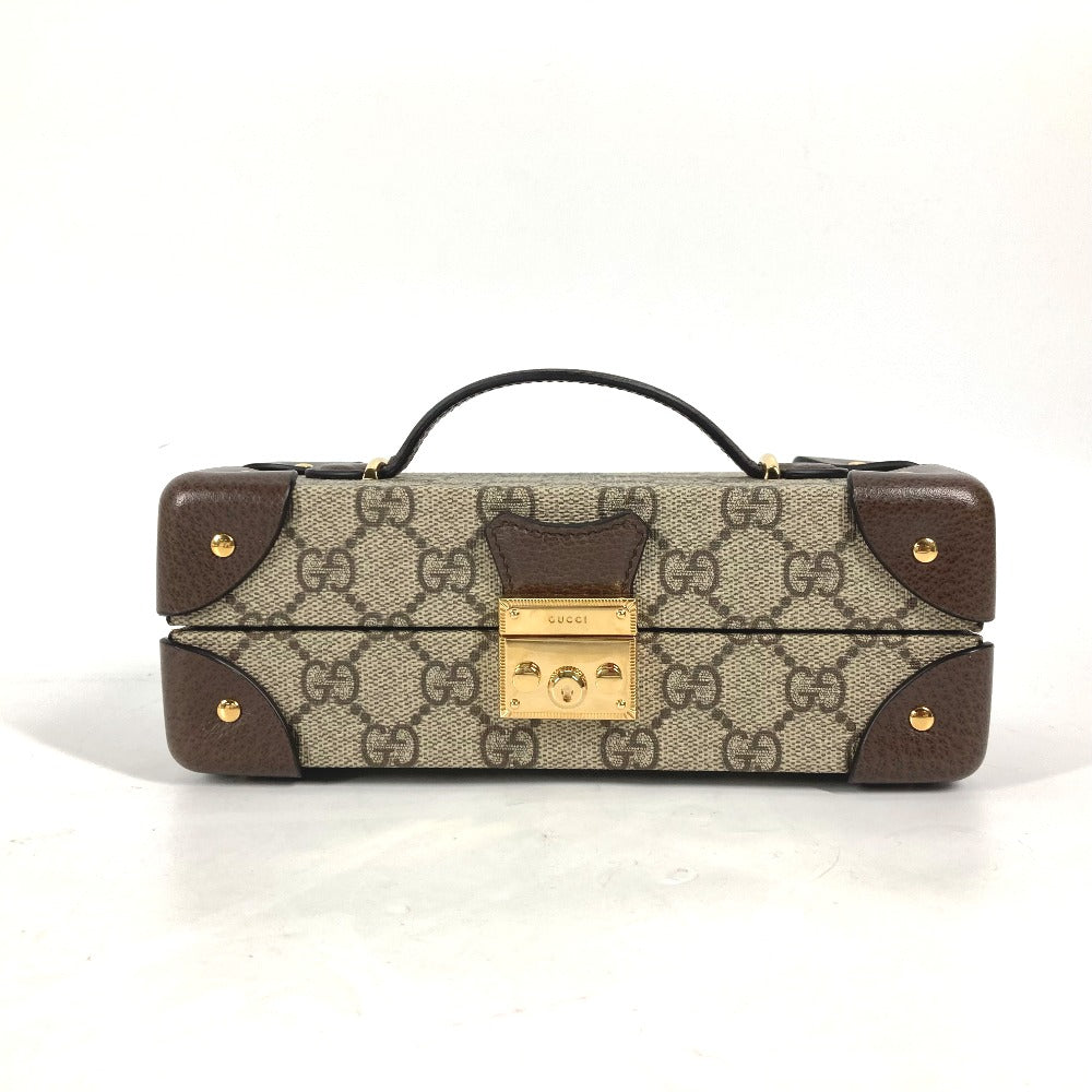 GUCCI Handbag 675969 GG Supreme canvas, leather beige GG Supreme Case Apple Watch Padlock Case for Apple Watch Women