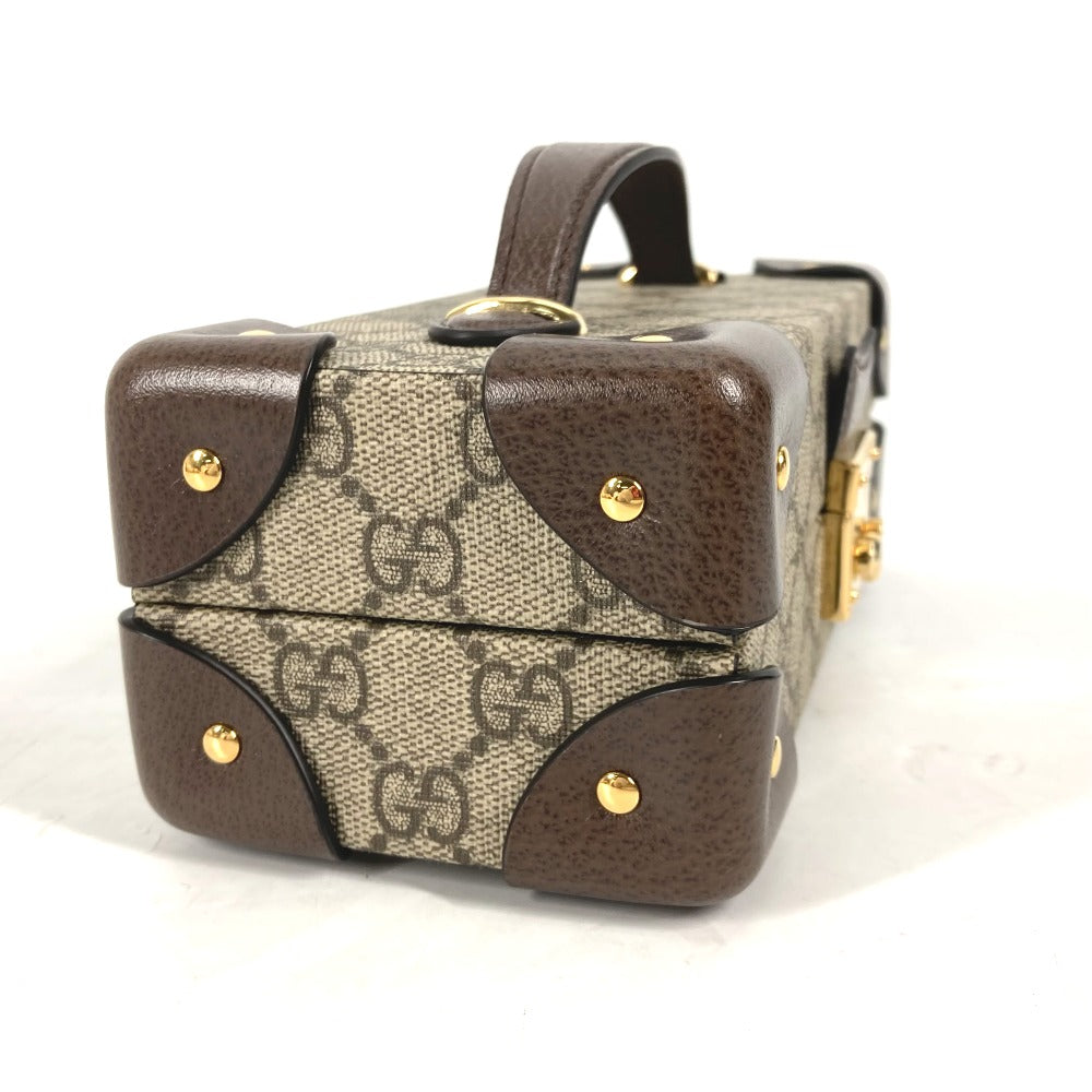 GUCCI Handbag 675969 GG Supreme canvas, leather beige GG Supreme Case Apple Watch Padlock Case for Apple Watch Women