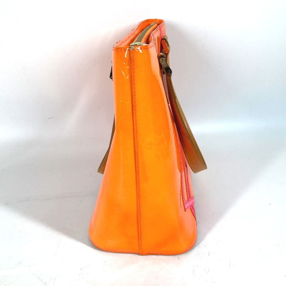 LOUIS VUITTON Shoulder Bag M91935 Monogram Vernis Canvas Orange Monogram Vernis Fluo Houston Women