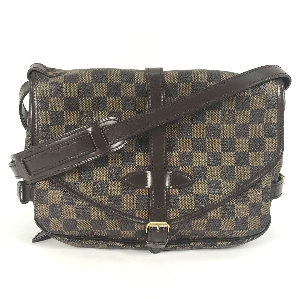 LOUIS VUITTON Shoulder Bag  N48081 Damier canvas Brown Damier Saumur 30 Women