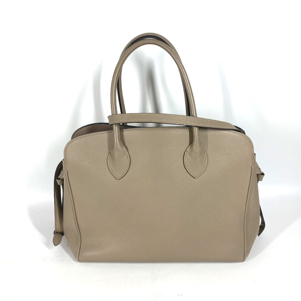 LOUIS VUITTON Tote Bag M51685 Taurillon Clemence Leather Tourterelle (Grey) 2WAY Crossbody Mira MM Women