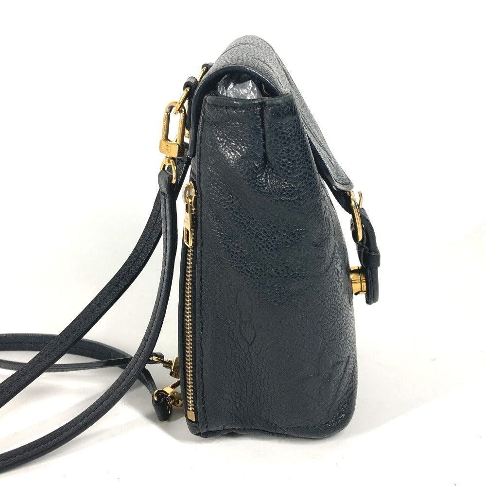 LOUIS VUITTON Backpack M80596 Monogram Ann Platt Leather black Monogram Ann Platt Tiny Backpack Women