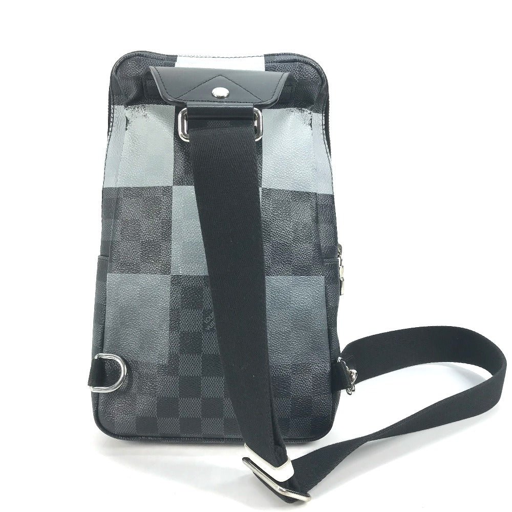 LOUIS VUITTON Sling bag N40403 Damier Graffit Giant Canvas black Damier Graphite Giant Avenue Slingback mens