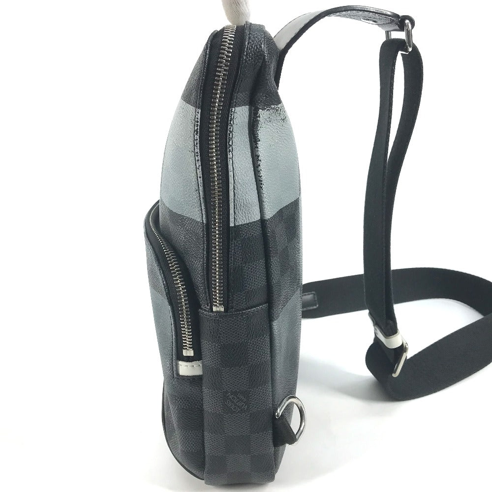 LOUIS VUITTON Sling bag N40403 Damier Graffit Giant Canvas black Damier Graphite Giant Avenue Slingback mens