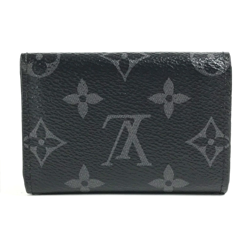 LOUIS VUITTON Trifold wallet M67630 Monogram Eclipse Canvas black Monogram Eclipse Discovery Compact mens