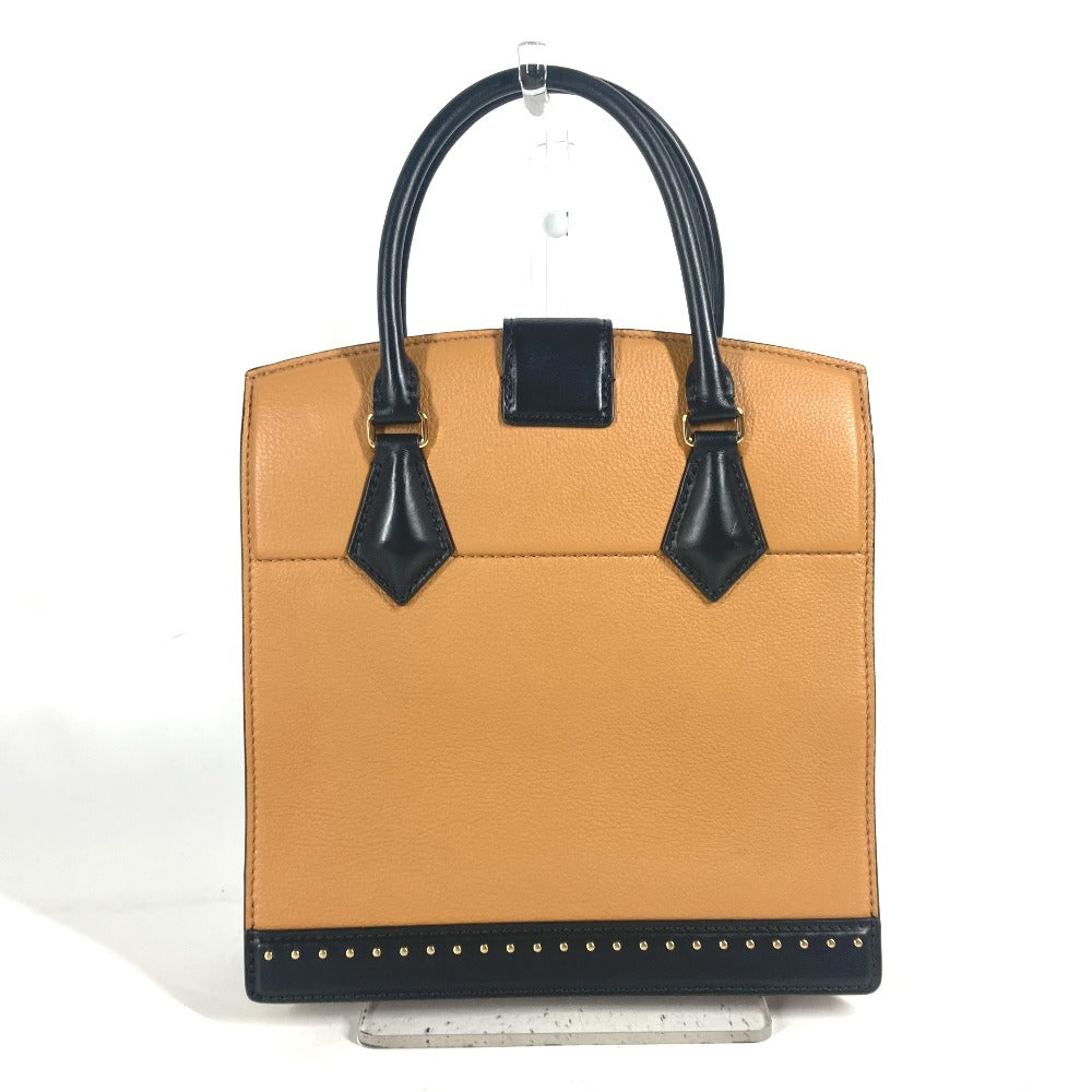 LOUIS VUITTON Handbag M51654 leather beige Studs Bicolor Coeur Marly PM Women