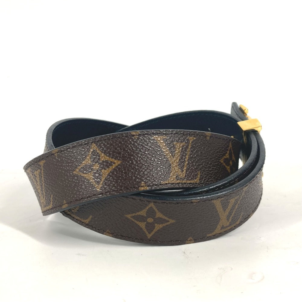 LOUIS VUITTON belt M9453W Monogram canvas Brown Monogram Suntulle LV Initial Women 80