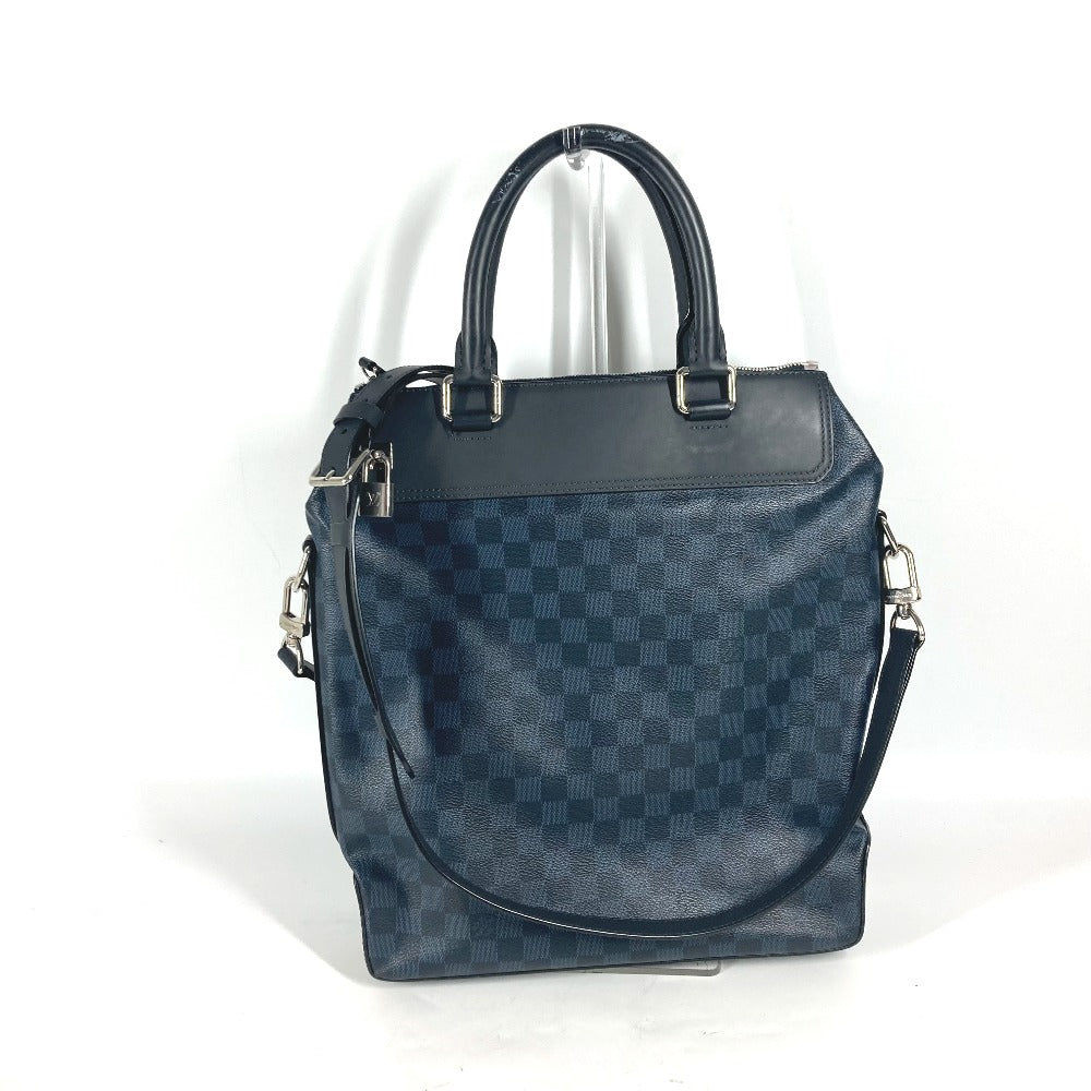LOUIS VUITTON Shoulder Bag N41351  Damier Cobalt Canvas Navy Damier Cobalt Greenwich mens