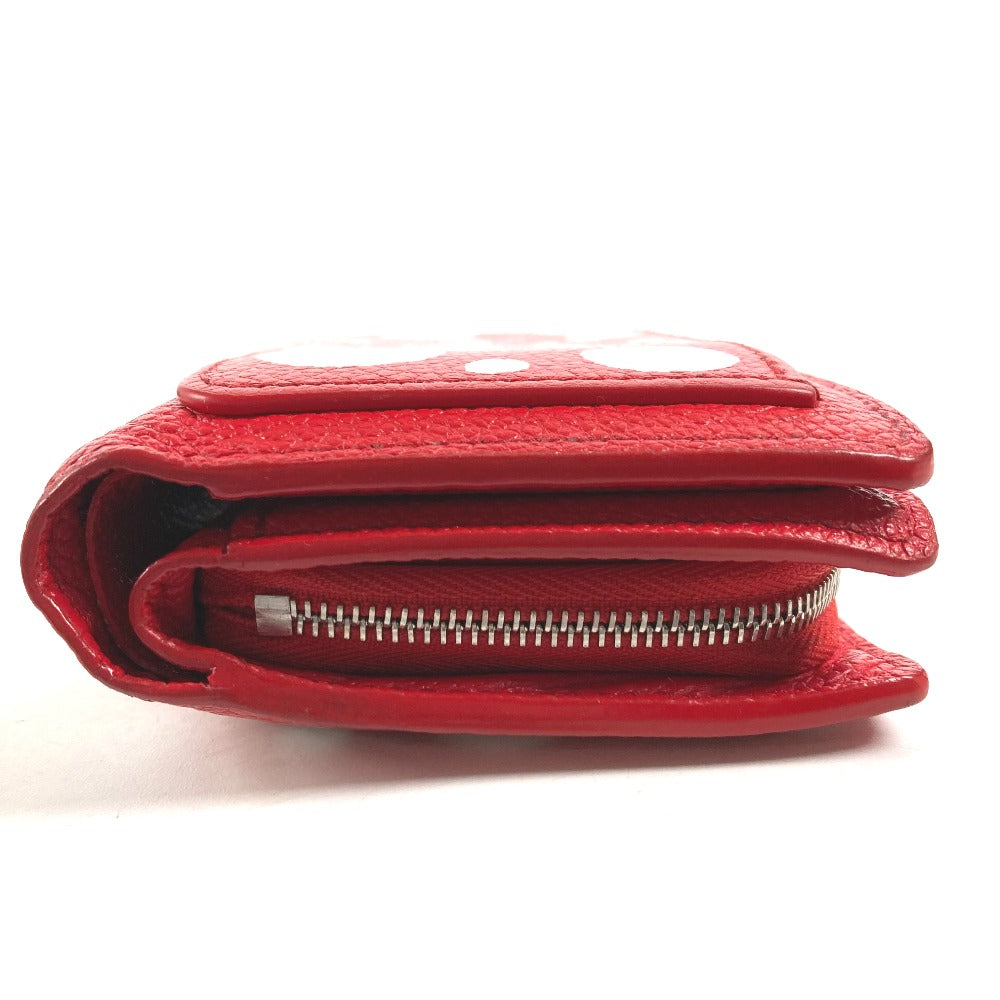 LOUIS VUITTON Folded wallet M82103  leather Red Kusama Yayoi Collaboration LVxYK Portefeuille Claire Women