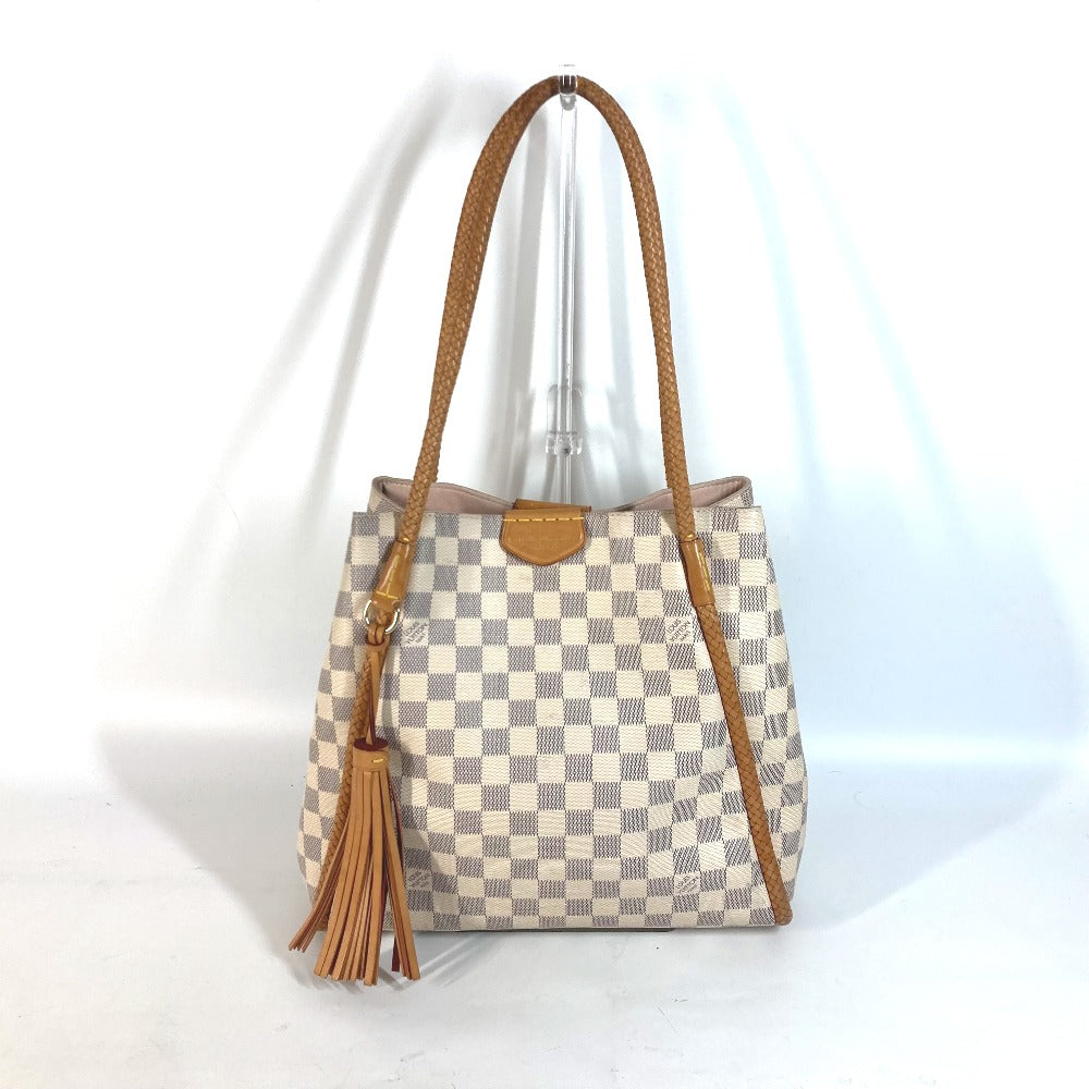 LOUIS VUITTON Shoulder Bag N44027 Damier Azur Canvas white Damier Azur Propriano Women