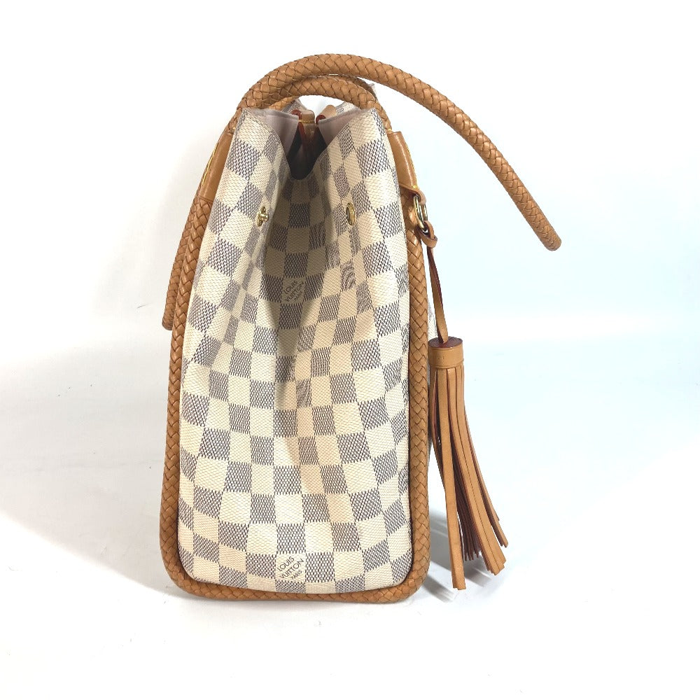 LOUIS VUITTON Shoulder Bag N44027 Damier Azur Canvas white Damier Azur Propriano Women