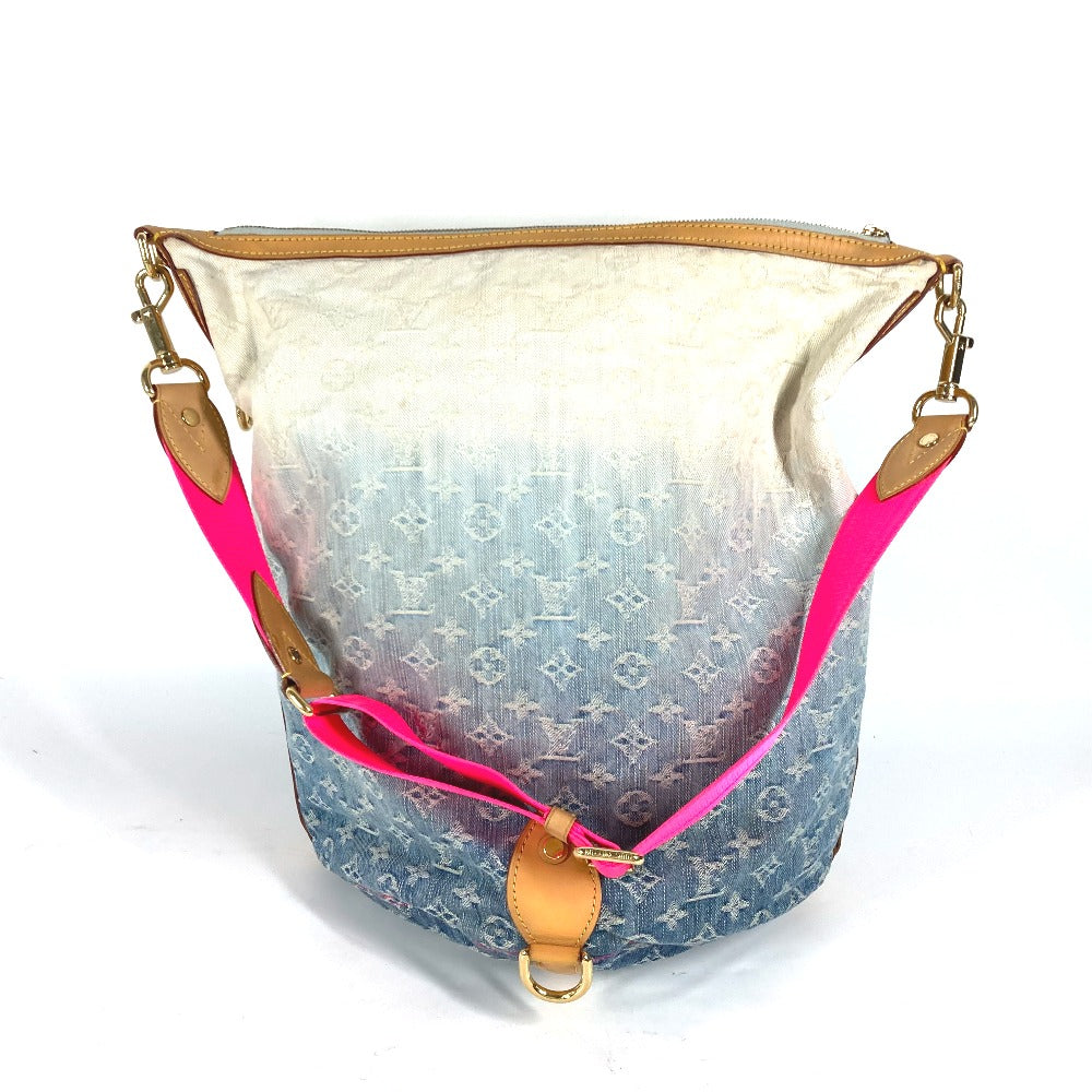 LOUIS VUITTON Shoulder Bag M93184 Monogram denim blue Monogram Denim Gradient Sunburst PM Women
