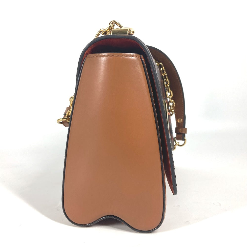 LOUIS VUITTON Shoulder Bag M44408 Monogram canvas Brown Monogram Catgram Cat Sac Twist MM