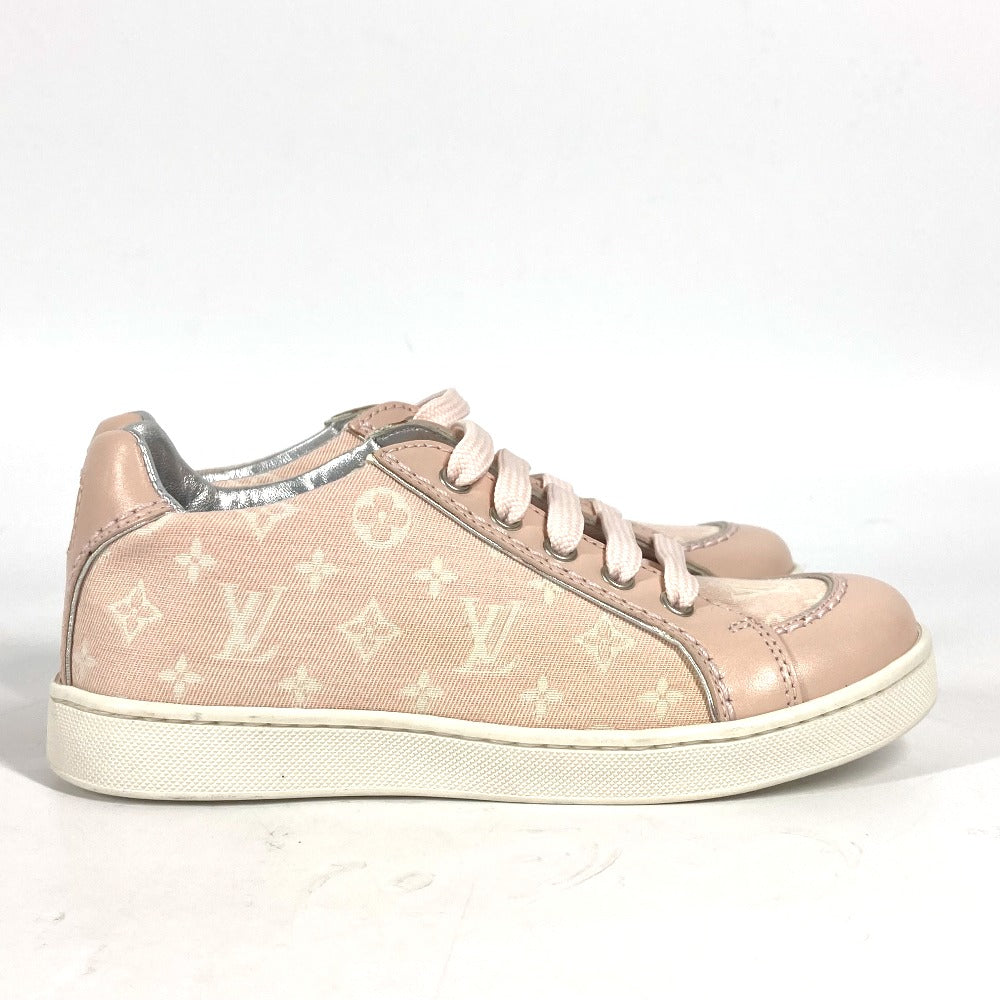 LOUIS VUITTON sneakers Monogram canvas, leather pink Monogram Kids 26