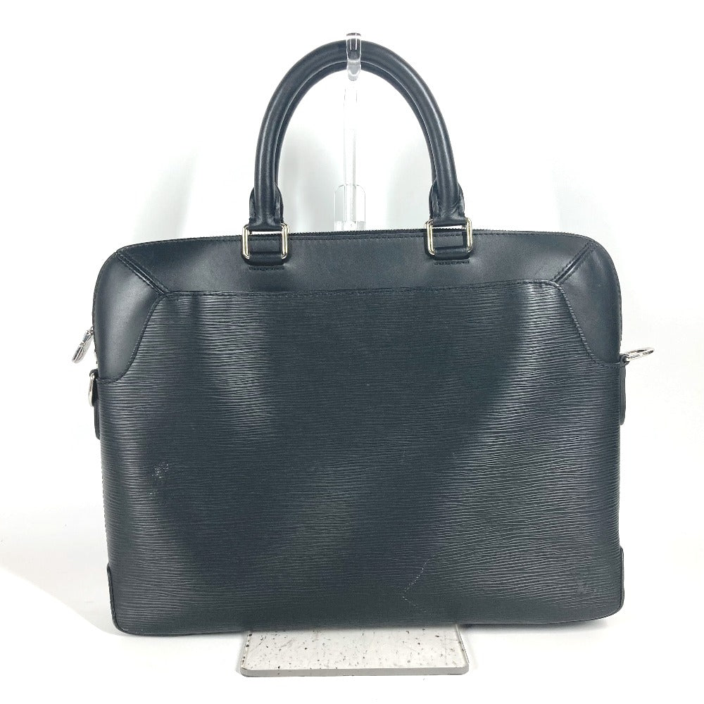 LOUIS VUITTON Business bag M51689 Epi Leather black Epi Oliver mens