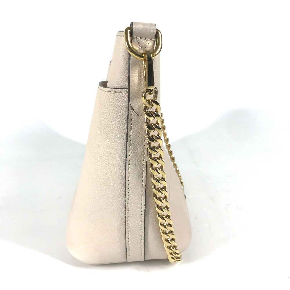 LOUIS VUITTON Shoulder Bag M24638 Grain Calfskin Leather Ivory Rock Me Rock & Walk Women