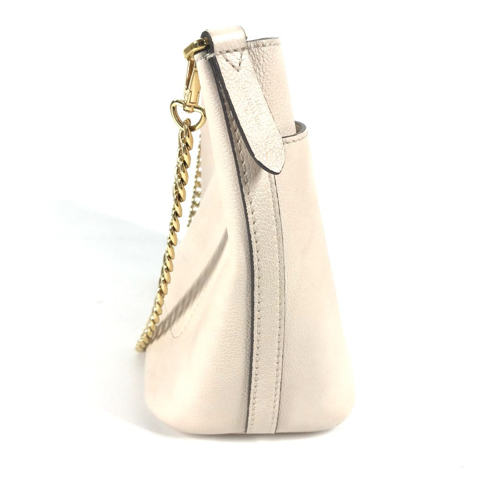 LOUIS VUITTON Shoulder Bag M24638 Grain Calfskin Leather Ivory Rock Me Rock & Walk Women