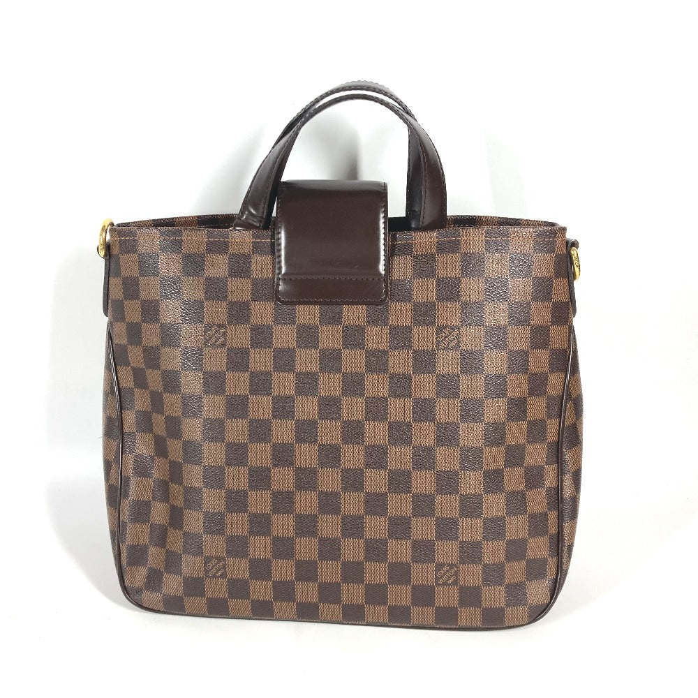 LOUIS VUITTON Tote Bag N41177 Damier canvas Brown Damier Hippopotamus roseberry Women