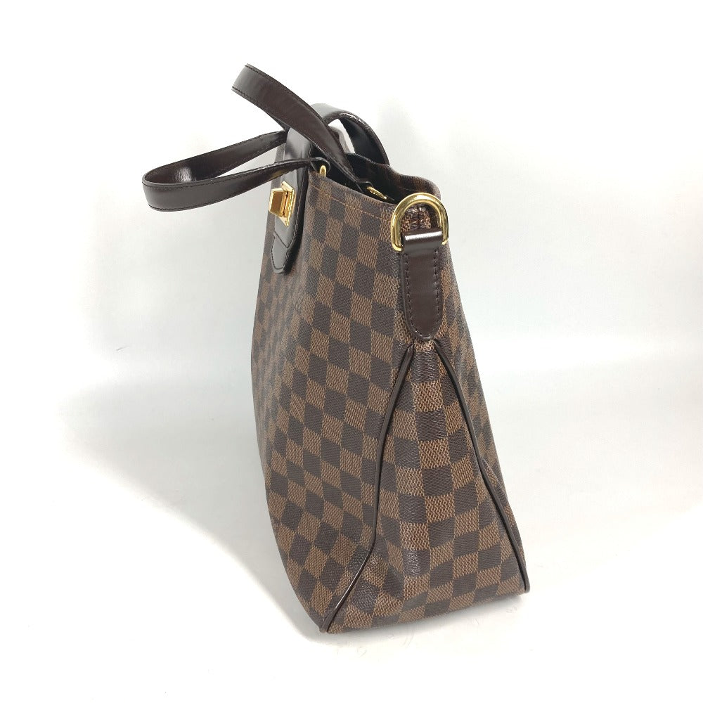 LOUIS VUITTON Tote Bag N41177 Damier canvas Brown Damier Hippopotamus roseberry Women