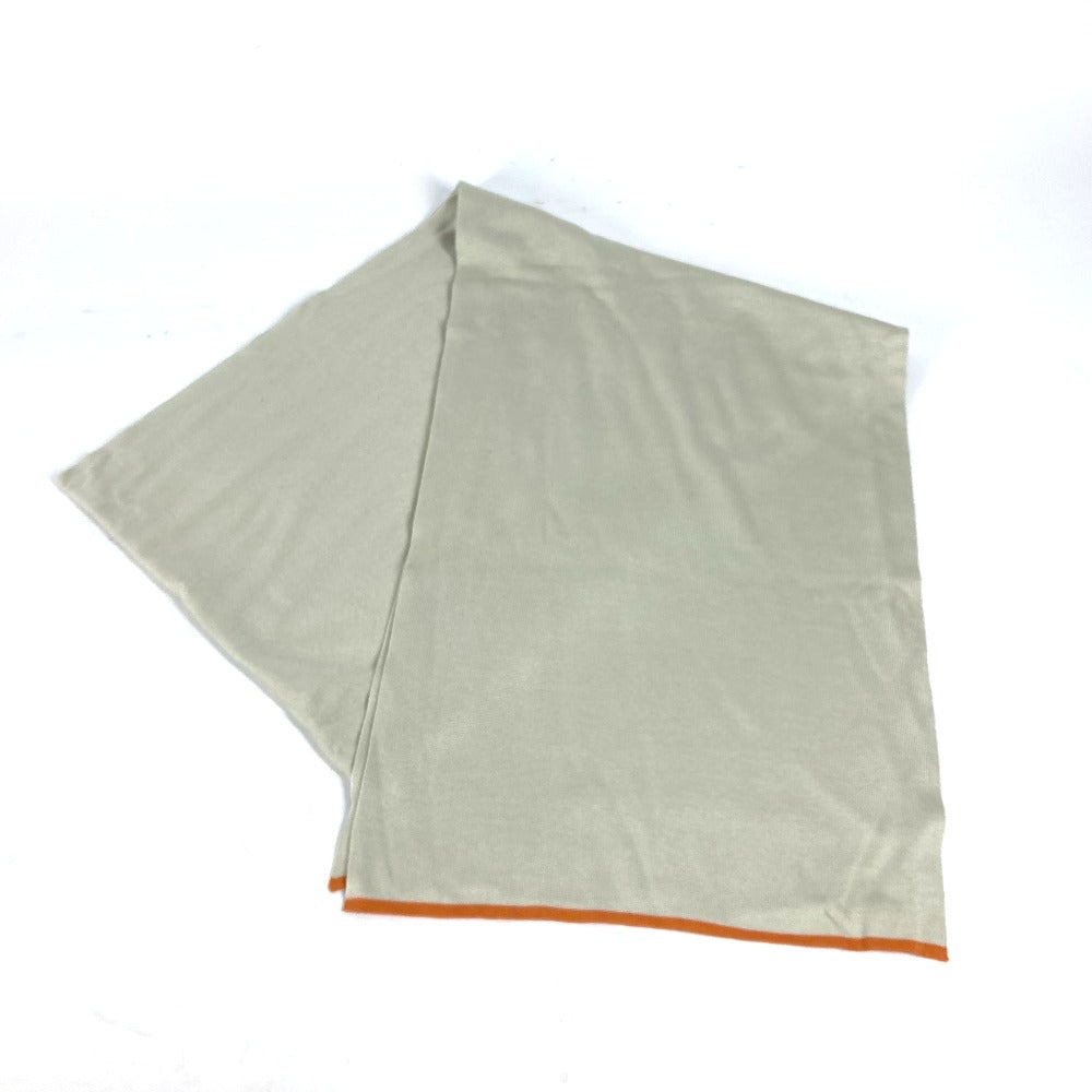 HERMES Scarf silk Light green type By color Shawl Stole / Shawl Women