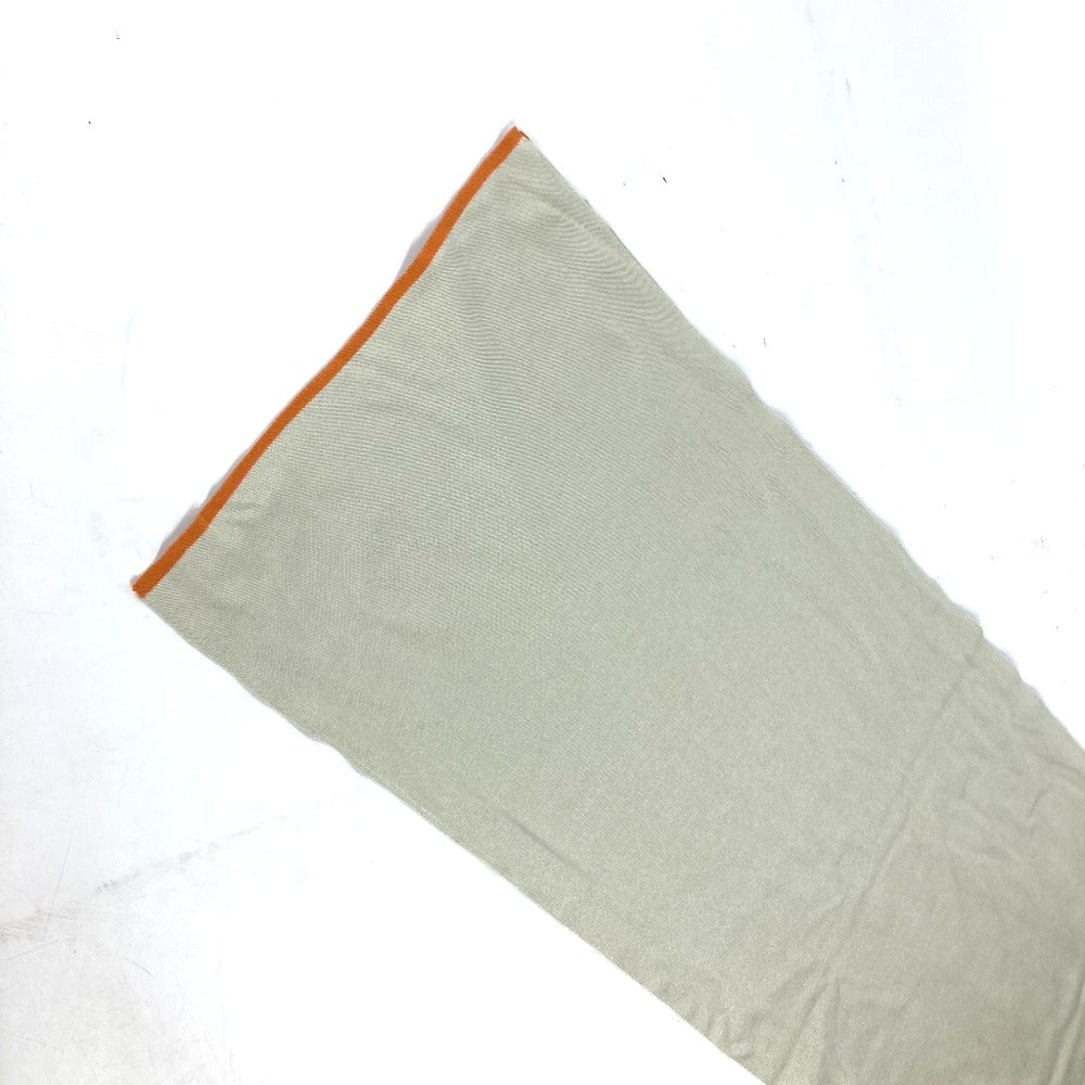 HERMES Scarf silk Light green type By color Shawl Stole / Shawl Women