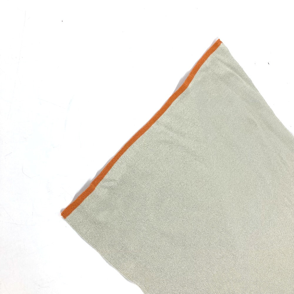 HERMES Scarf silk Light green type By color Shawl Stole / Shawl Women