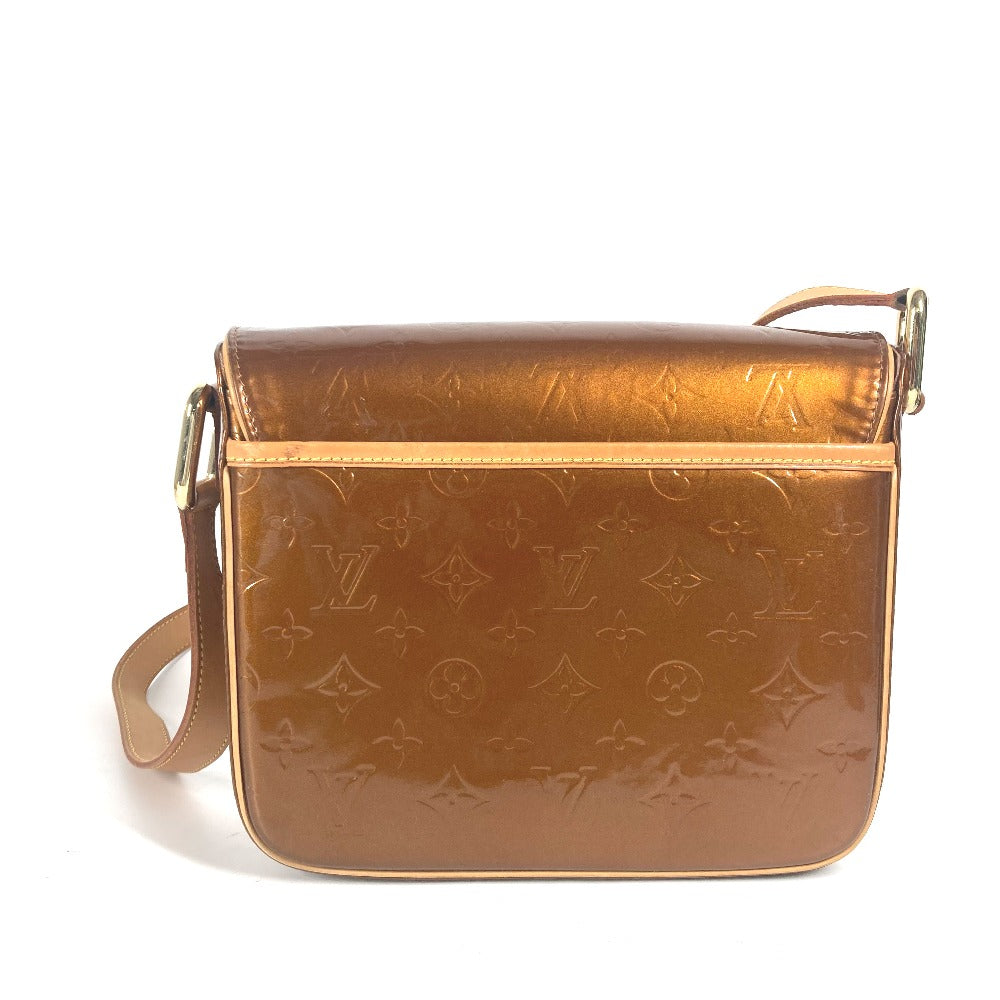 LOUIS VUITTON Shoulder Bag  M91107 Monogram Vernis Canvas Brown Monogram Vernis Christie GM Women