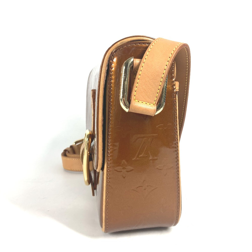 LOUIS VUITTON Shoulder Bag  M91107 Monogram Vernis Canvas Brown Monogram Vernis Christie GM Women
