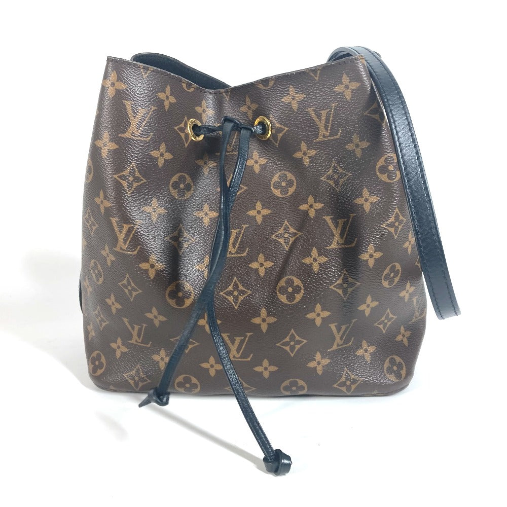 LOUIS VUITTON Shoulder Bag M44020 Monogram canvas black Monogram Neonoe Women