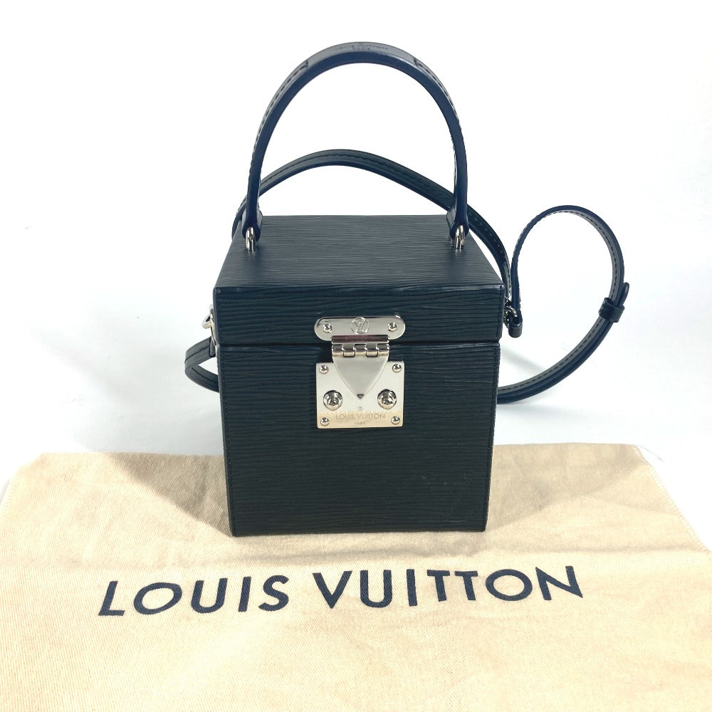 LOUIS VUITTON Handbag M52703 Epi Leather black Epi with mirror Breaker Box BOX Women