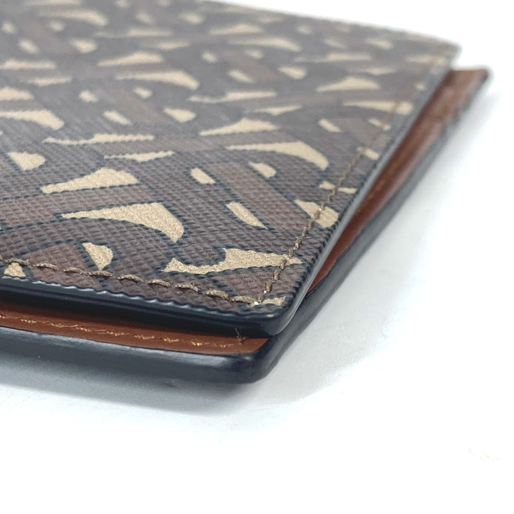 BURBERRY passport case PVC / Leather Brown TB logo Women
